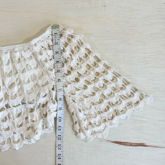 Free People Flook the Label white lace Crochet Set size S - Picture 6 of 13